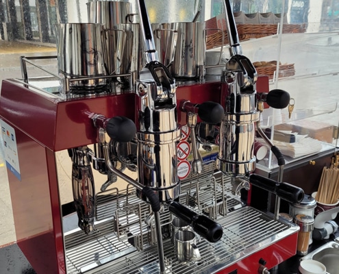 Coffee-Bike, Kaffee-Messecatering, Siebträgermaschine, Kaffeecatering